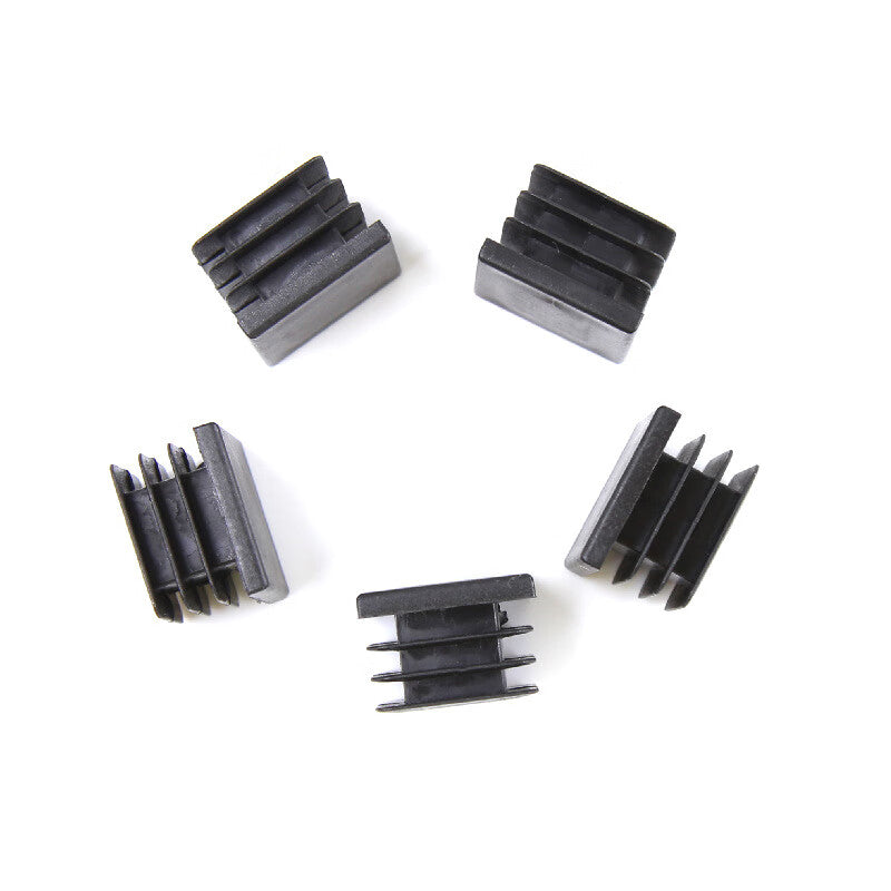 Deqi Plastic Pipe Plugs, Inner Plugs, Steel Pipe End Caps, Table and Chair Leg Covers, Furniture Covers, Anti-slip, 80*80mm (100 pieces)