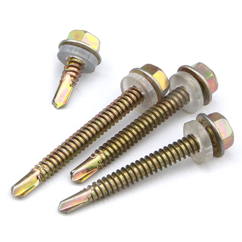Yonghao Yinghong Hexagonal Self-Drilling Screws, Dovetail Screws, Customizable M4.8*45 (100 pieces) - Price per box