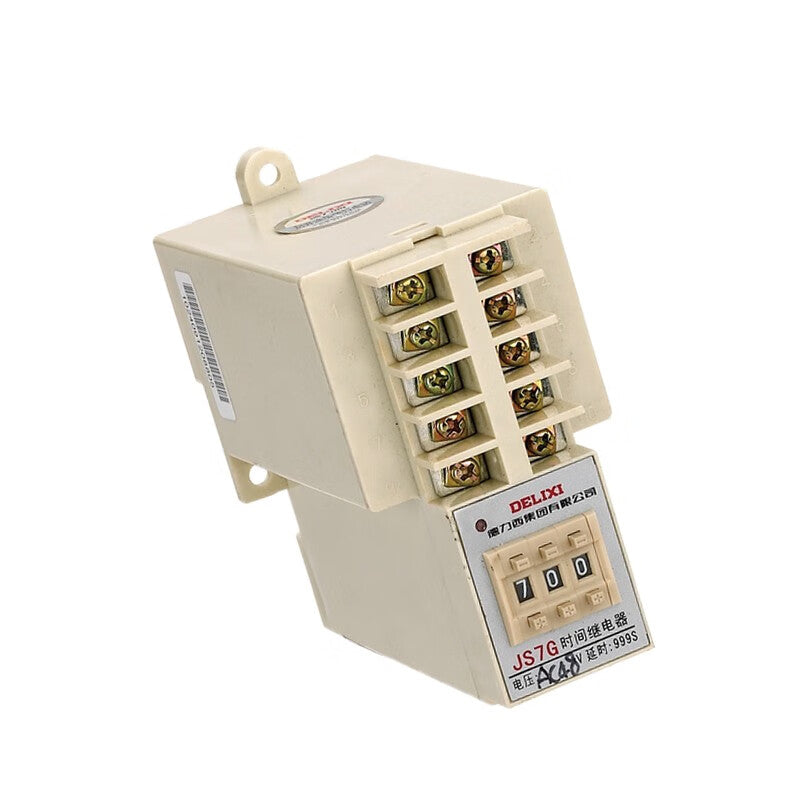 Delixi Electric Time Relay JS7G-2 0.01-9.99S AC220V