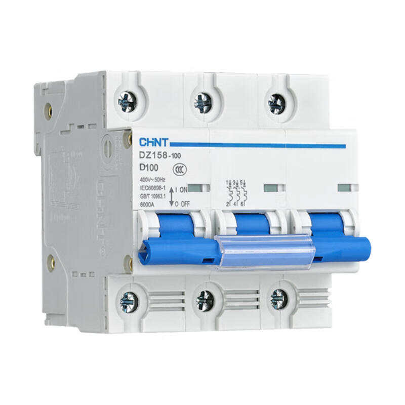 Chint DZ158-100 3P D100A 6kA(R) Small Circuit Breaker