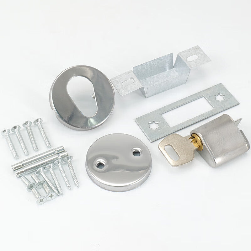 Bingyu Fireproof Rectangular Pipe Shaft Lock, Escape Lock, Electrical Room Invisible Door Lock, Pipe Shaft/Electric Shaft Door Lock, Copper Core Model BH-552