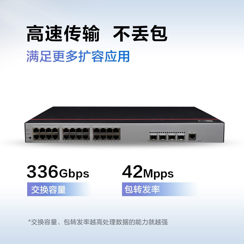 Huawei Datacom Smart Switch S1730S-S24T4S-QA2 24-port Gigabit Ethernet + 4 Gigabit fiber port Enterprise-level Web network management replaces S1730S-S24T4S-A1