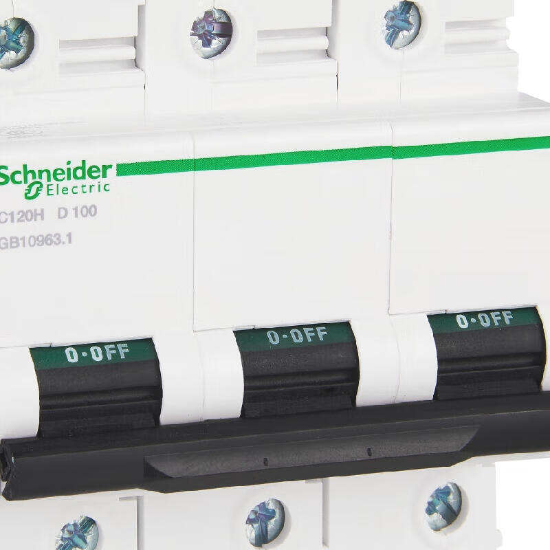 Schneider Electric C120H 3P D Circuit Breaker, 100A Capacity