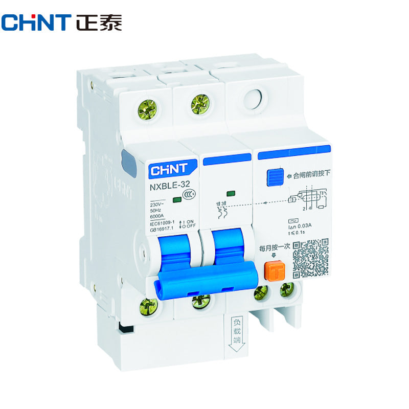 Chint NXBLE-32 2P 32A Leakage Circuit Breaker