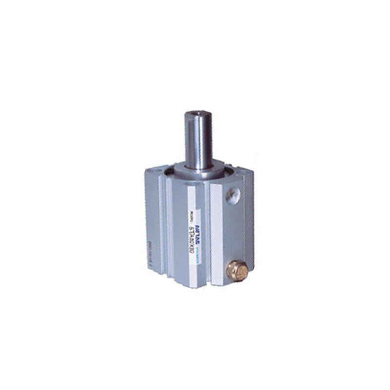 AirTAC ultra-thin cylinder, single-acting spring-loaded, piston rod internal thread, no magnet ring; STA40X20