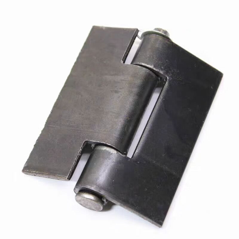 Deqi Thickened Welded Iron Gate Hinges, Detachable Door Hinges, Heavy-Duty Truck Cargo Hinges, 140*132*6.5mm