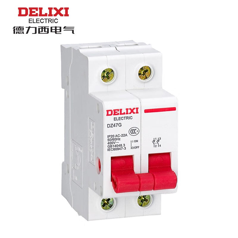 Delixi DZ47G 2P 100A 400VAC DZ47G2100 Micro Isolating Switch