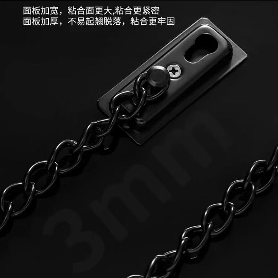 Chuke stainless steel anti-theft chain door chain lock safety chain hotel door stopper anti-theft home women's door inner deadbolt