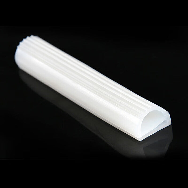 Find Gangbaba E-type silicone high-temperature resistant sealing strips, white/width 20*height 16mm, price per meter, 48-hour service.