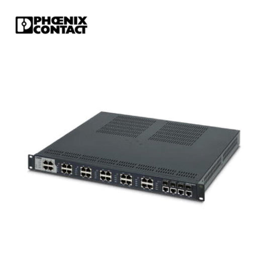 Phoenix rack-mount managed Ethernet switch; FL SWITCH 4824E-4GC