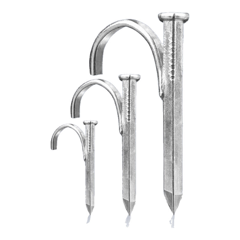 Bingyu Pipe Hooks, Cement Nails, Integrated Hook and Cement Fixing Nails, Wall Hooks and Conduit Clips, for 1-inch and 32mm Pipes (50 pieces) bx-36