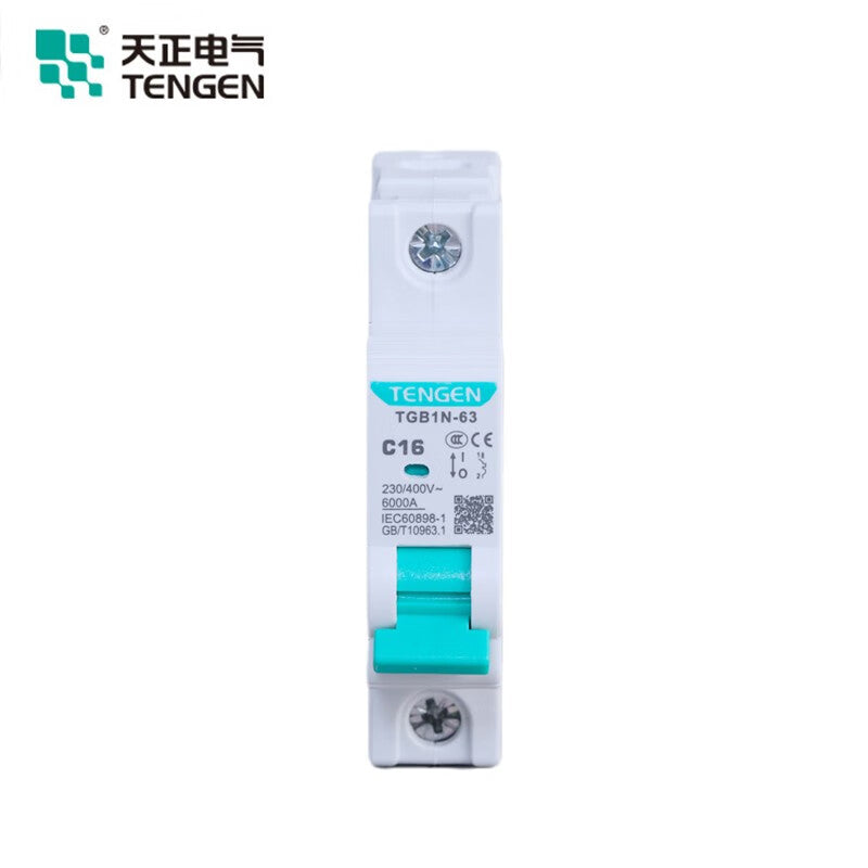 Tianzheng Electric TGB1N серия 63 рама воздушный выключатель малый автоматический выключатель защита от короткого замыкания перегрузки тип C 1P 10A (Xiangyun 3.0) 335012800579