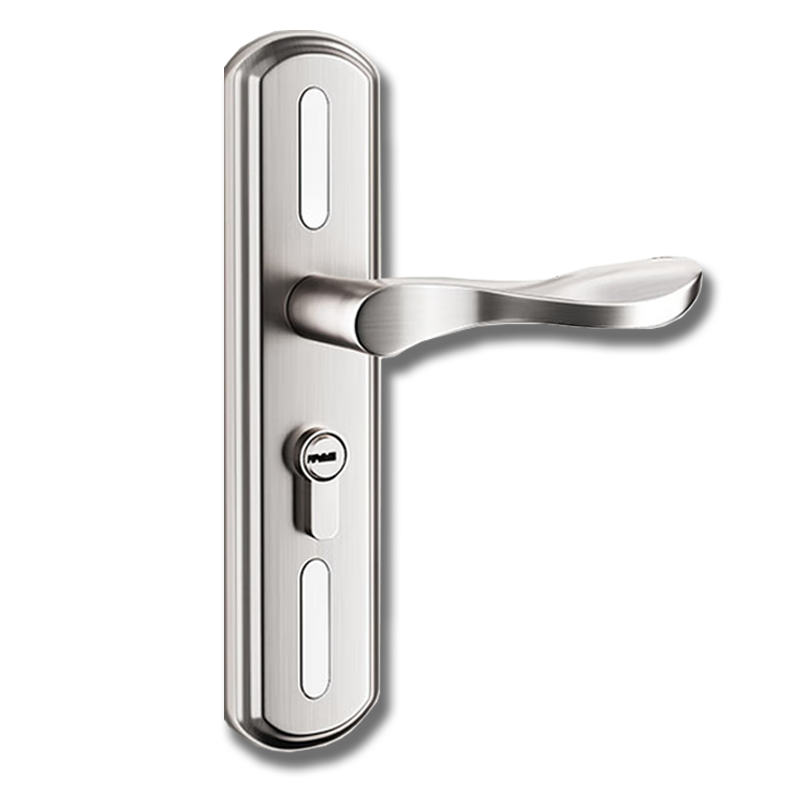 Honggong Door Locks Interior Door Locks Bedroom Stainless Steel Door Handles Wooden Door Locks Adjustable Double-Sided Locks Single Tongue