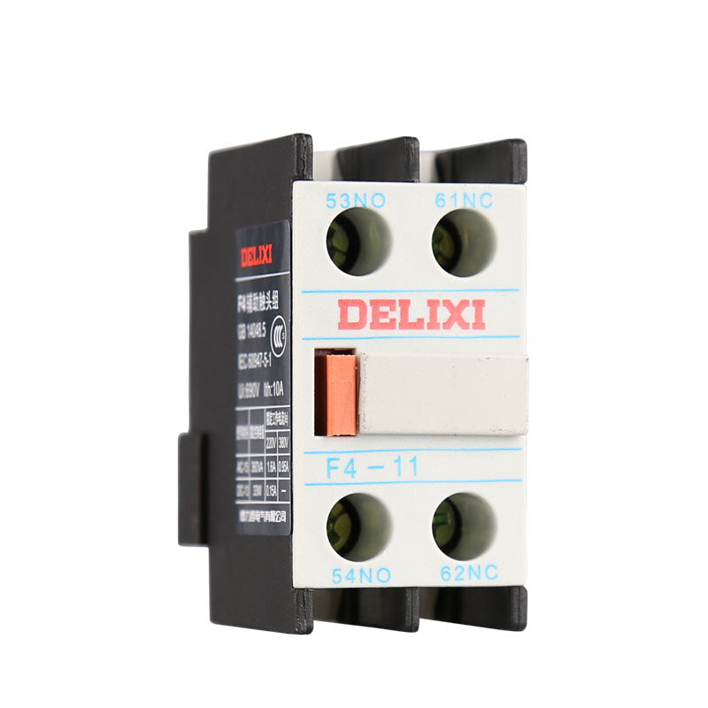 Delixi Electric F4-11 top auxiliary contact RoHS