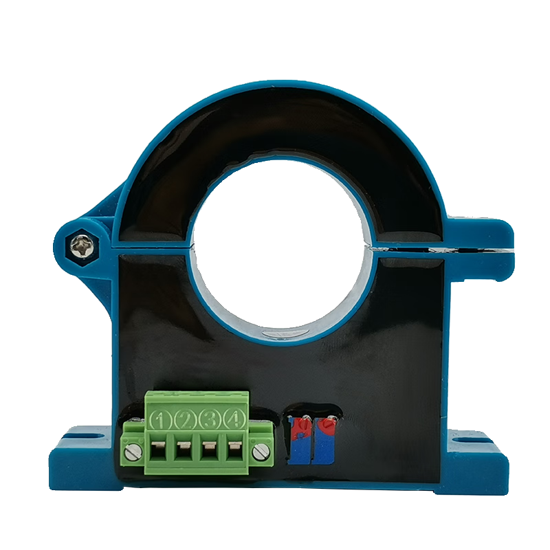 USAMR AC current transmitter, open type, AC0-1500A/DC4-20mA current sensor.