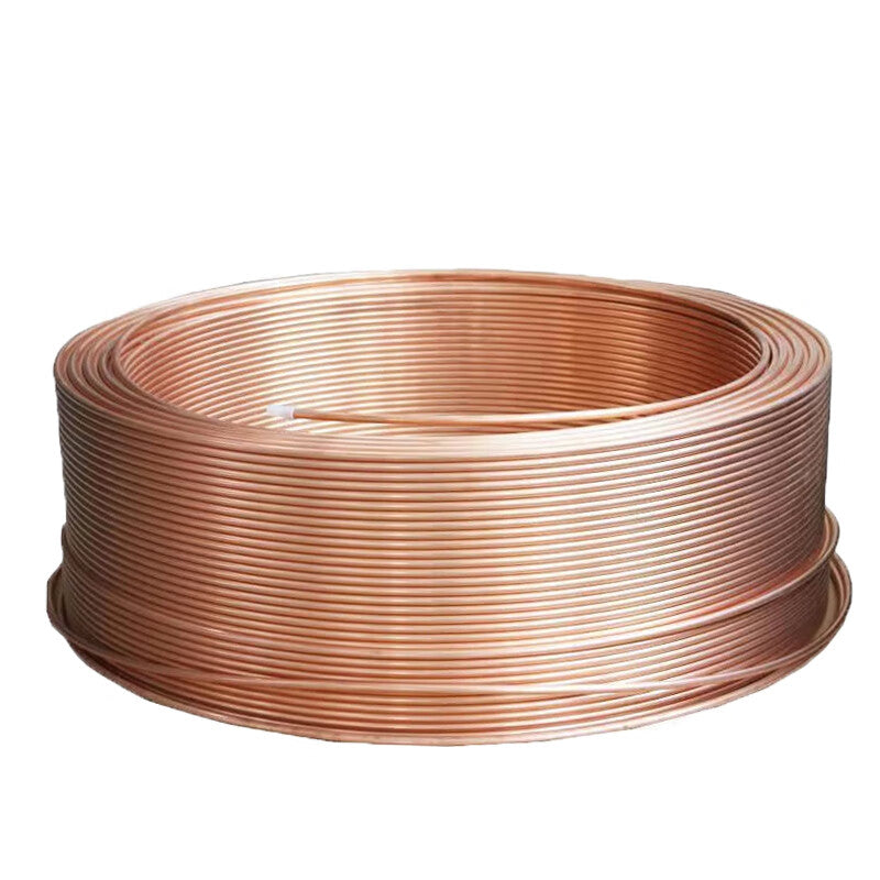 T2 copper connecting pipe, soft capillary tube, air conditioning coil, cooling coil, copper pipe, 10*1mm thick/1 meter