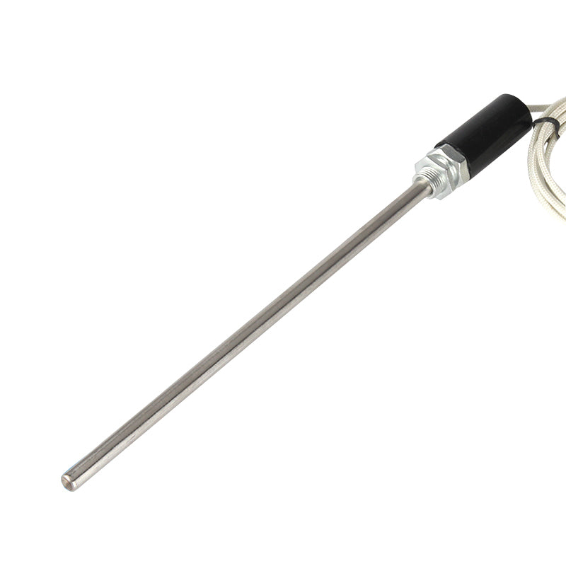CONJANT Instruments (K/E/CU50/PT100 type) probe-type thermocouple temperature sensor, resistance temperature sensing wire, temperature control probe, 200mm rod, K type 2m