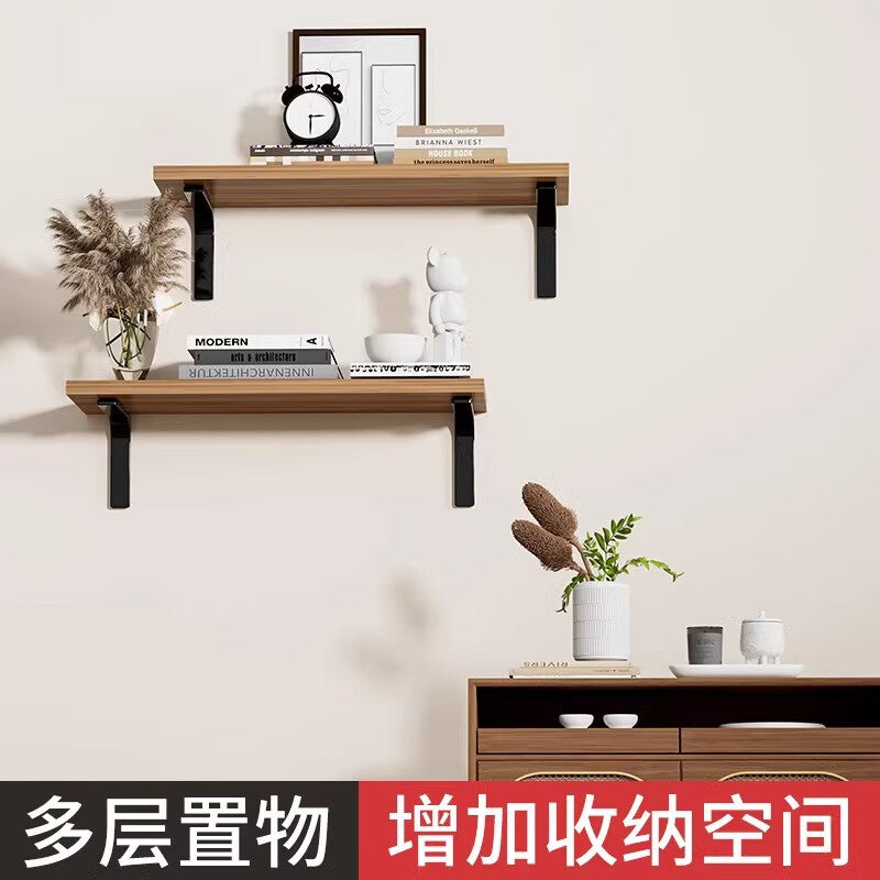 Pango Precision Support Shelf with Load-Bearing Right Angle Iron Tripod, 125*125mm, Black, 2-Pack