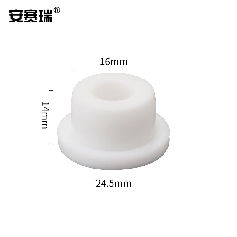 Anselene T-type rubber plug, dust cover, soft plug, silicone sealing soft plug, outer diameter 16mm, 5 pieces, 5K00002