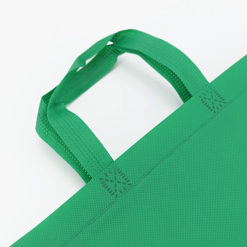 Bingyu Non-woven Tote Bag, Takeout Packaging Bag, Shopping Bag, Printed Logo Advertising Bag, Red, 35*41*12, Vertical Style, 10 Pieces, BYDZ-5