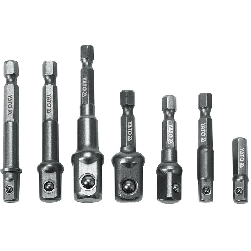 YATO Hexagonal Screwdriver Adapter Kit, 8-piece set, YT-04639