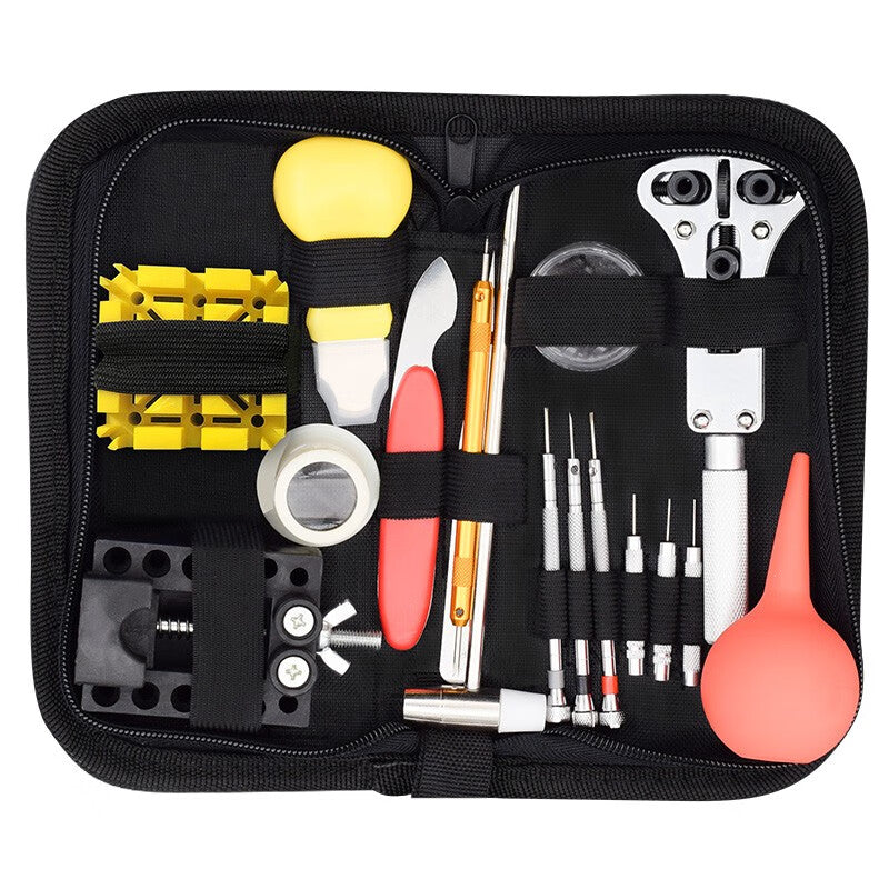 Paola watch repair tool set: strap removal, cover replacement, battery opener kit (1955)