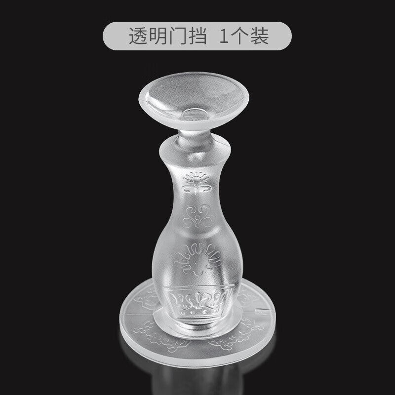 Du'ao silicone door stopper, door stopper, anti-collision door bumper, no-drill entrance door stopper, transparent silicone door stopper.