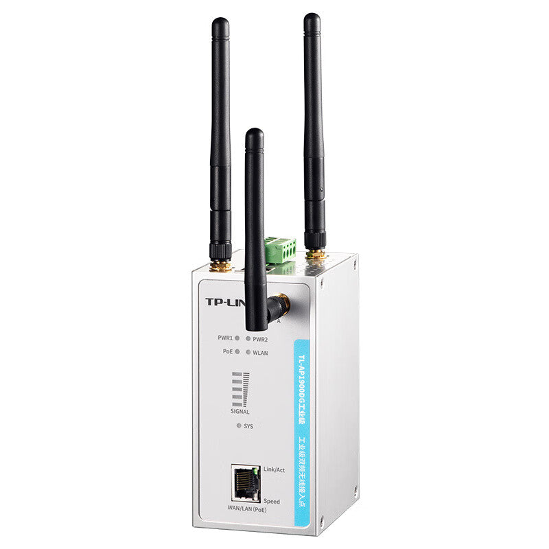 TP-LINK industrial wireless router; TL-AP1900DG industrial grade, industrial dual-band wireless access point, adapt to the harsh industrial working environment at -40℃～+75℃