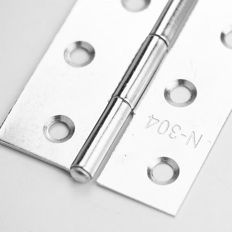 Haisdic [Beijing Warehouse Delivery] Stainless Steel Standard Casement Hinges, 4-inch (10 pieces/pack), Miniature Hinges for Doors and Windows HKDP-247