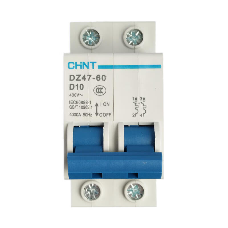 Chint miniature circuit breaker; DZ47-60 2P D10