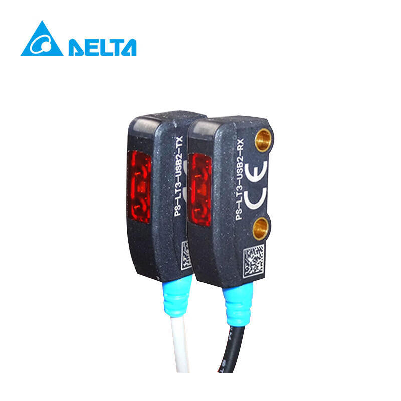 Delta through-beam electric sensor, push-pull output (compatible with NPN/PNP), 1m detection distance; PS-LT3-USB2