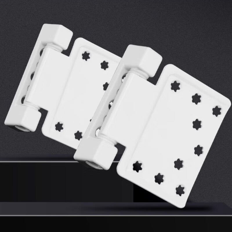 Shanhe Industrial Products PVC door hinges, old-style PVC door and window accessories, bathroom casement window hinges, folding hinges, and a complete range of hinges. [Screws included] PVC multi-functional hinge (1 piece).