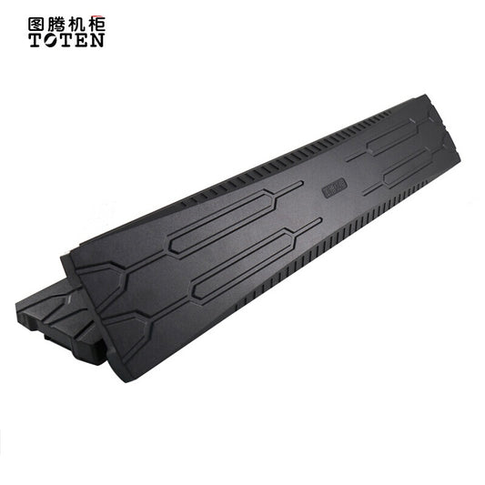 Totem (TOTEN) 2U plastic blind plate standard false panel bezel filler plate network cabinet accessories totem cabinet blind plate thickened black
