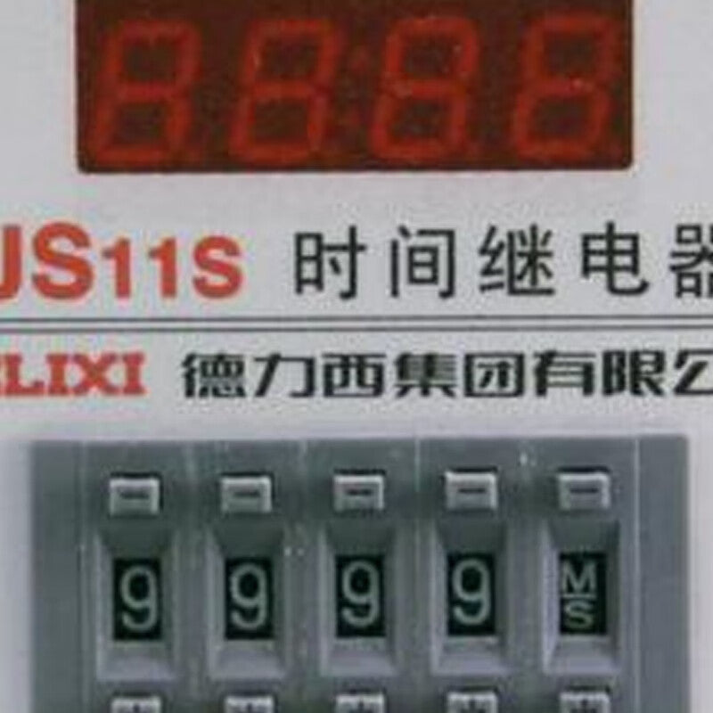 DELIXI ELECTRIC Digital Display Time Relay JS11S 1s-999s AC380V