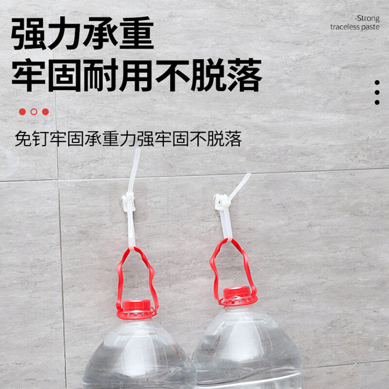 High-speed wheel, no-drill water pipe clamp, pipe clip, washing machine drain pipe, gas pipe clamp, pipe clamp, wire clip, upgraded version [10 pieces]