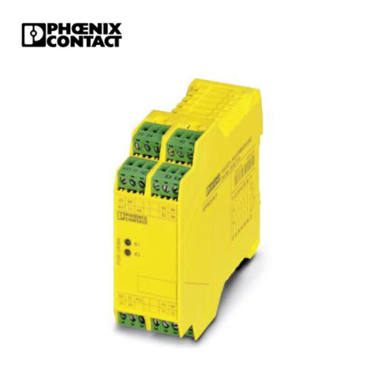 Phoenix single-channel or dual-channel contact expansion, 5 normally open contacts, 1 normally closed contact, 1 confirmation current path, pluggable terminal, width: 35 mm; PSR-SPP-24UC/URM4/5X1/2X2