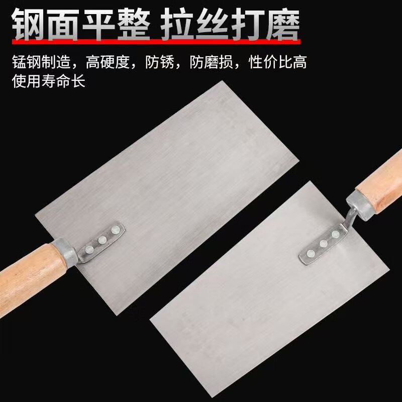 Fulida manganese steel trowel, putty scraper, plastering tool, trowel, iron plate scraper, cement scraper, bricklayer and masonry worker's special tool.