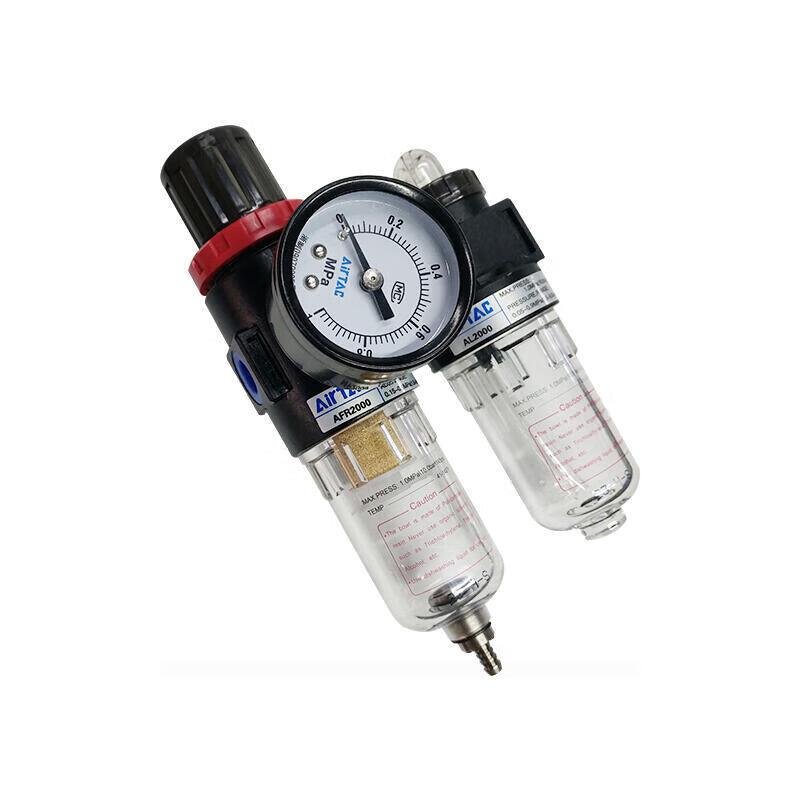 AirTAC air source treatment unit, two-piece (attached table, with bracket); AFC1500L1W