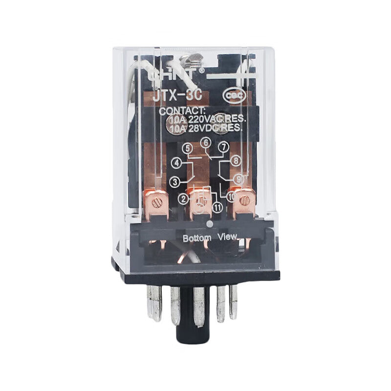 Chint universal small high-power electromagnetic relay DC 12VDC 3NO+3NC 10A JTX-3C DC12V