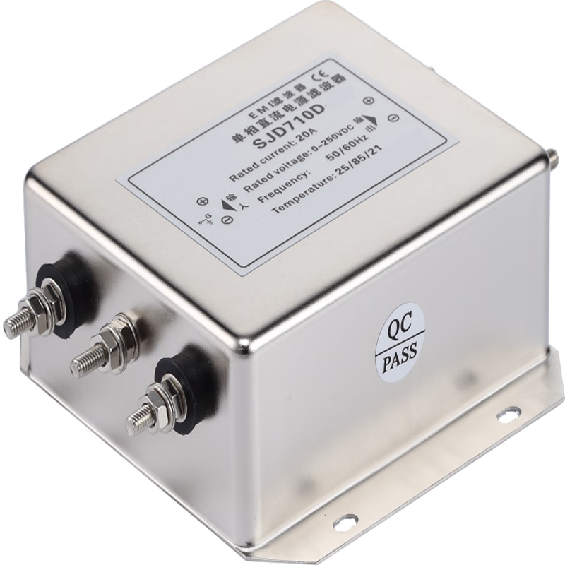 Bairuichuan 220V Single-Phase DC Filter Demi Filter (SJD710D-60A) with Three-Section High-Performance Bolts
