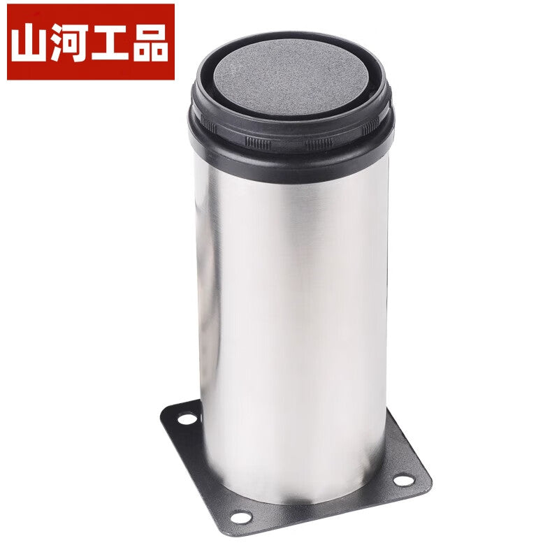Shanhe Stainless Steel Cabinet Furniture Legs, Table Legs, Coffee Table Support Legs, Sofa Legs, 8cm Height Adjustable to 9.5cm