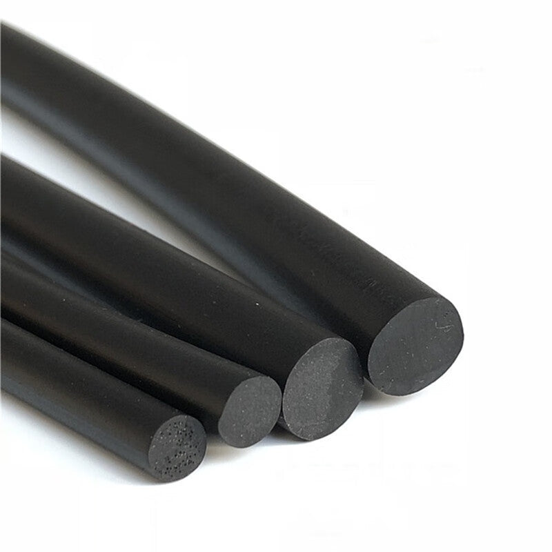 Crouching Tiger, Hidden Dragon: EPDM foamed rubber strips, high-temperature resistant, waterproof, elastic, solid round sealing strips, 8mm diameter. [Price for 5 meters]