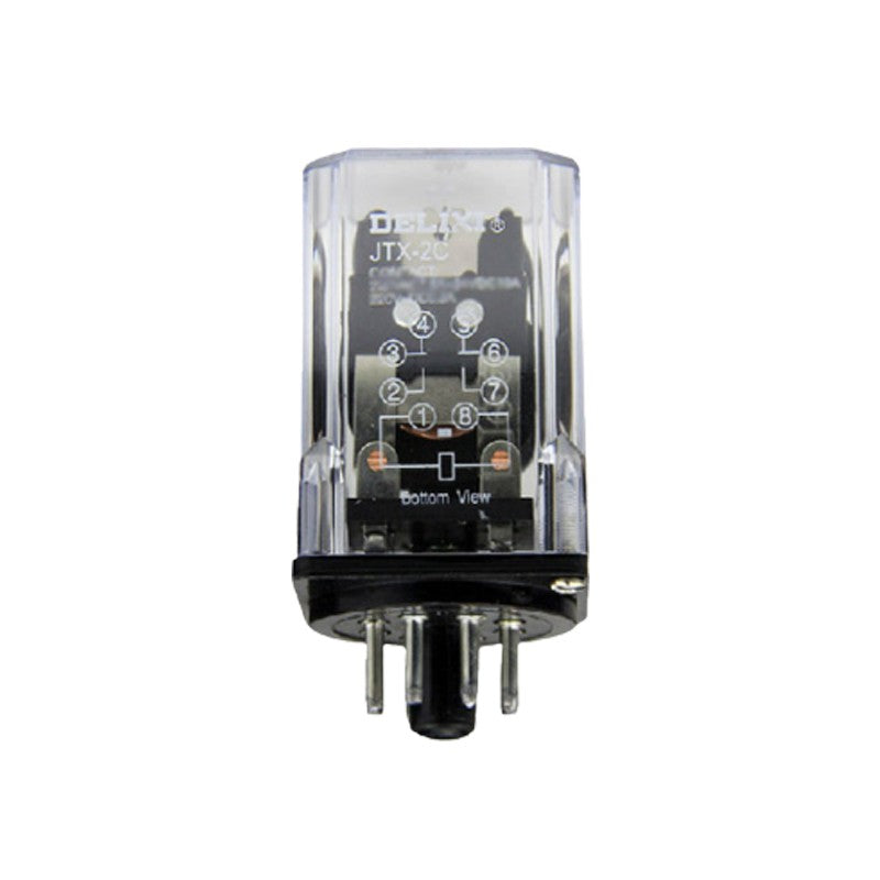 DELIXI ELECTRIC electromagnetic relay JTX 2C DC24V coil resistance 500 ohms/piece