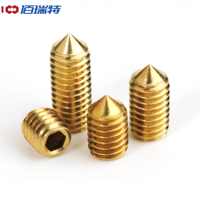 Bairuit brass set screws, M3*4mm, 10 pieces.
