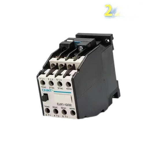 Chint (CHNT) AC contactor CJX1 series single-phase three-phase two normally open and two normally closed CJX1-12/22 36V AC contactor