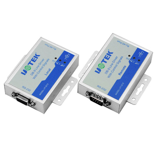 UOTEK active RS232 serial port long line driver seven lines for one pair; UT-2212