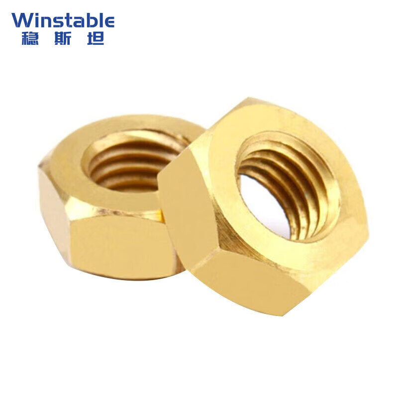 Winstein 62 Brass External Hex Nut DIN934 M8 (20 pieces) Hex Brass Nuts and Sheets WSX227