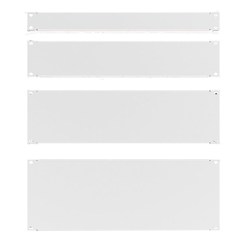 19-Inch 3U Vertical and Horizontal Server Cabinet Blind Plate - White