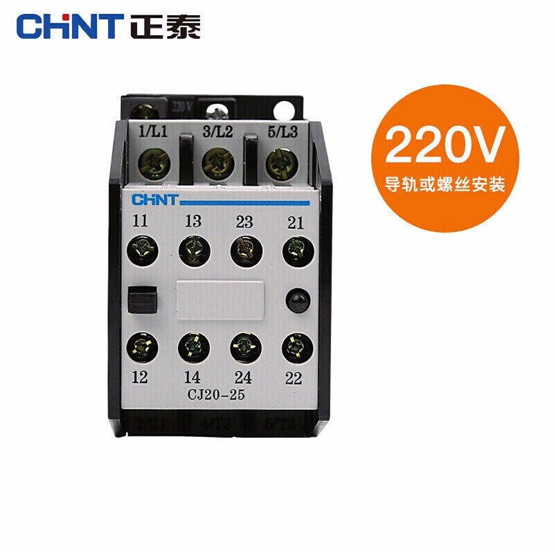 Chint CJ20-25-380V AC Contactor 2NO 2NC