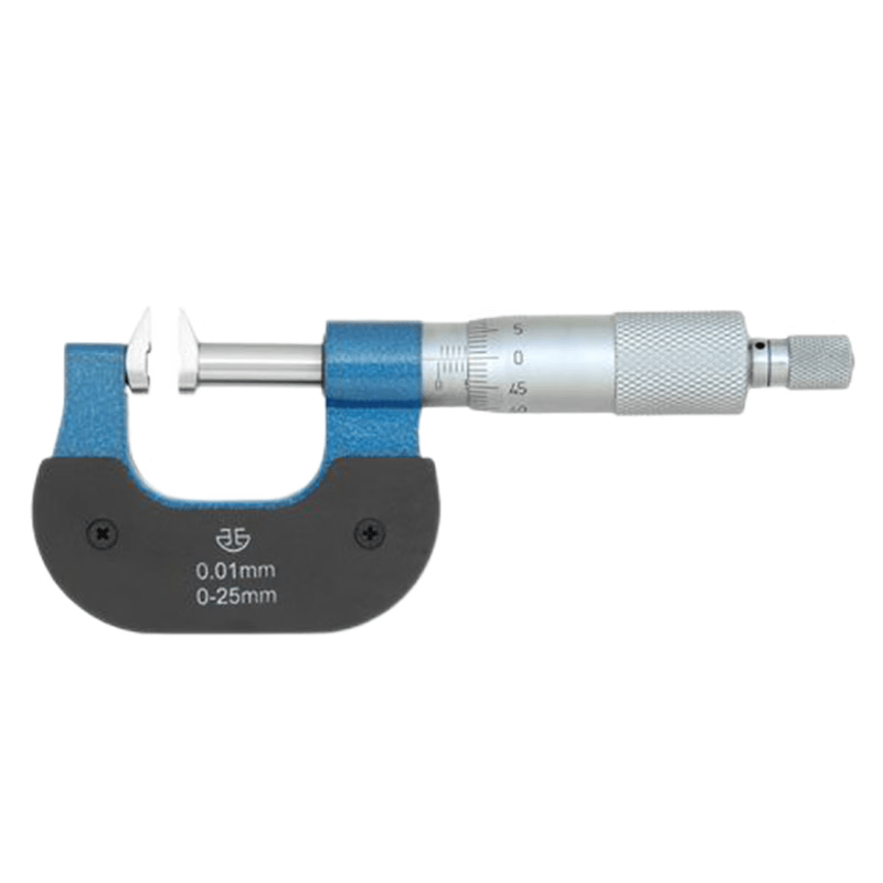 A high-precision thickness gauge with a 0.01 graduation value (duckbill outer diameter micrometer) was used to measure the thickness of gear steps in Qinghai, Northwest China. (201-01-000/0-25mm)